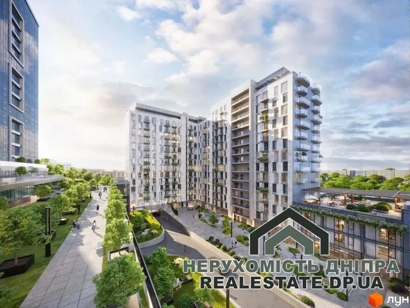 Продам квартиру в центрі міста 55 м ЖК NEBOS'HILL  Neboshill ЖК Небосхил Вернадського вул. 35 Н · 3