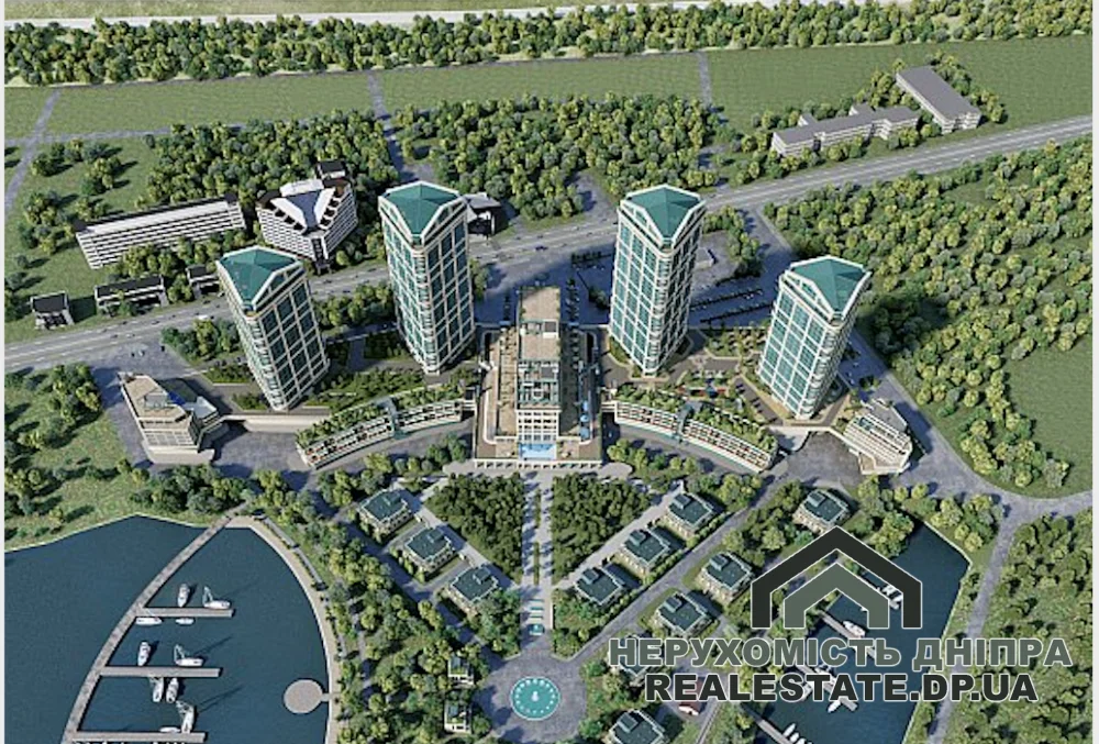 Продам 1 кімнатну квартиру 51 м з видом на річку ЖК БАРТОЛОМЕО Sky Tower · 2