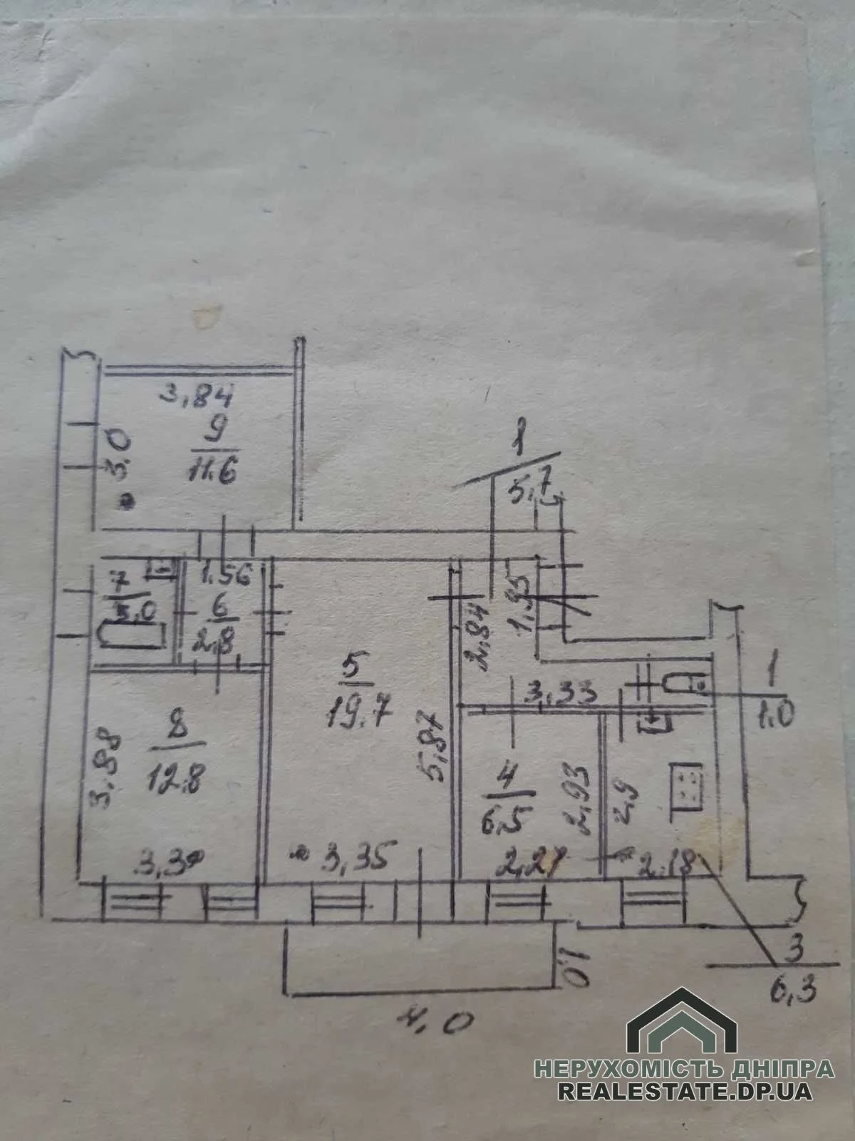 Продам 3к квартиру 70 м² вул. Старокозацька 74а, парк Чкалова · 1