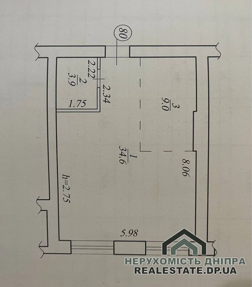 Продам 2х кімнатну квартиру 47.5 м2 ЖК Воронцовський · 2