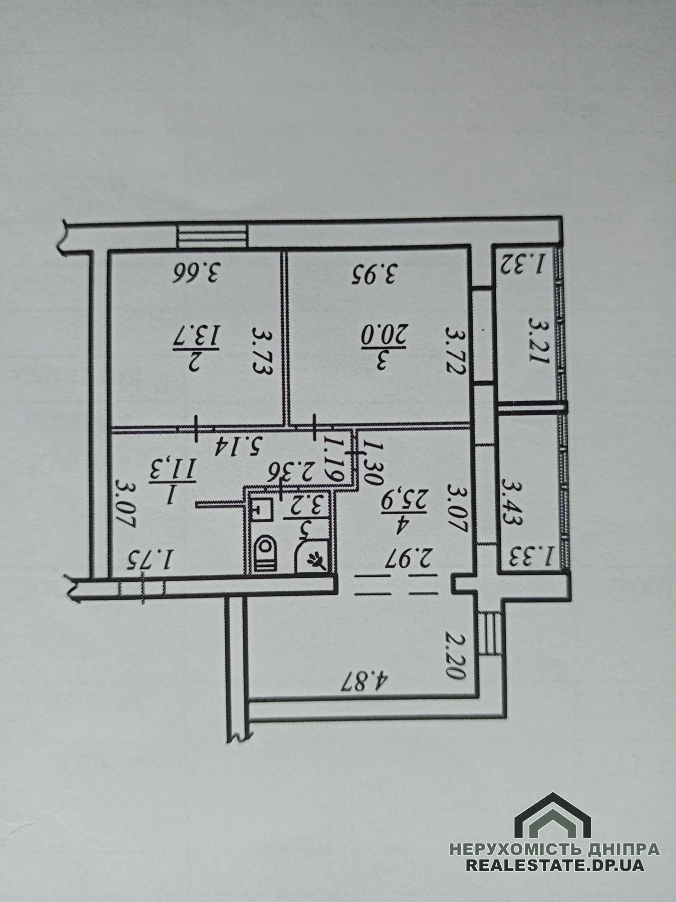 Продам 2к квартиру 74 м² ЖК Рубіновий, вул. Велика Діївська 24-а, на ж/м Червоний Камінь · 2