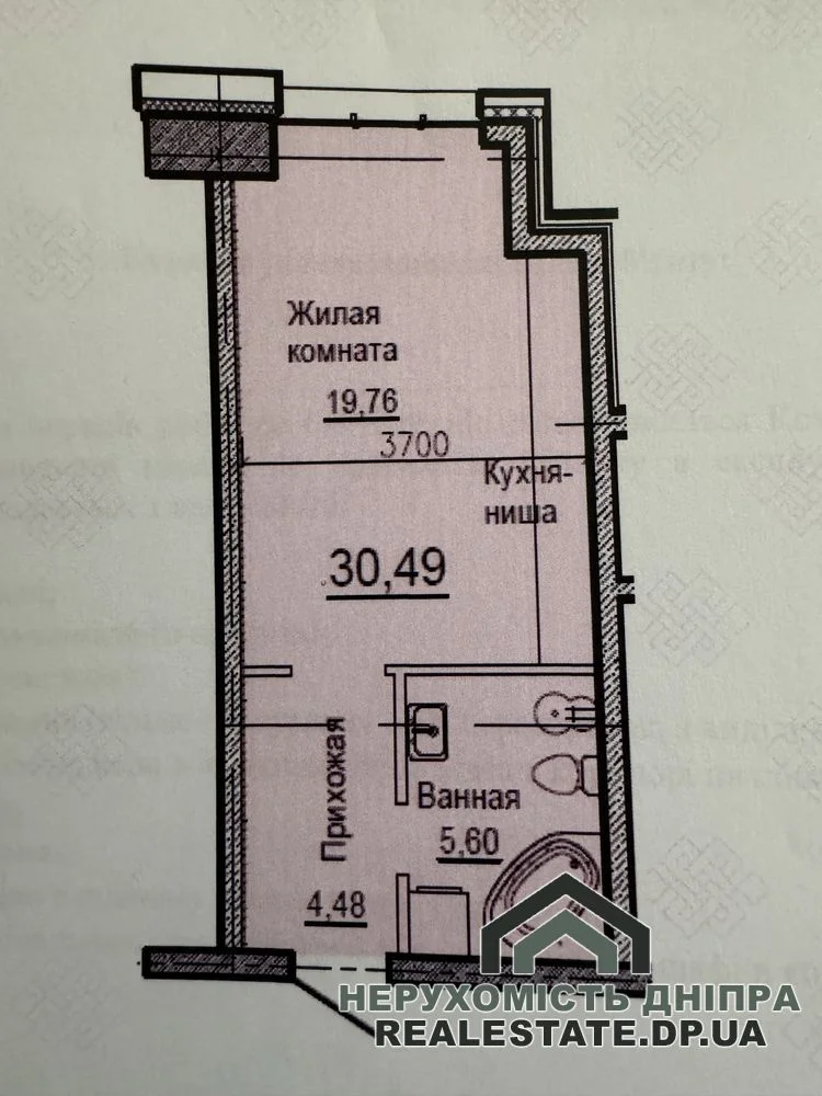 Продам 1к квартиру 30.49 м² ЖК Bartolomeо · 1